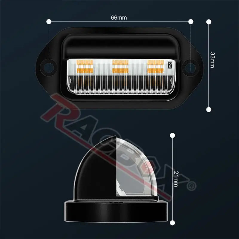 For 12V 24V 10PCS License Number Plate Truck Trailer Rv Camper