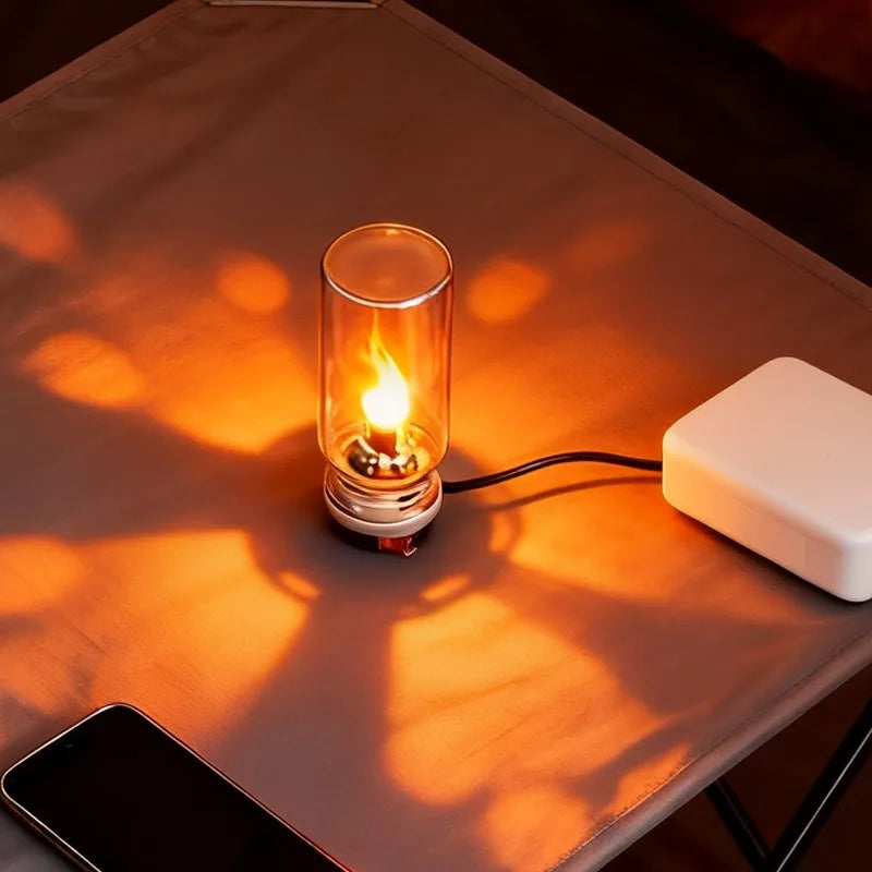 Interior 5V USB Flickering Candle Bulbs Ambient Lighting Night