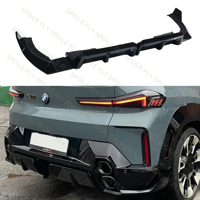 For BMW G09 Xm M Sport 2023 Up Mp Rear Diffuser Bumper Lip Body