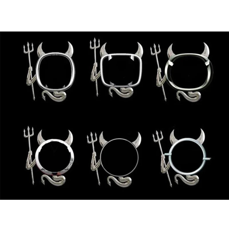 Pvc 3D Devil Demon Sticker Cool Logo Decals