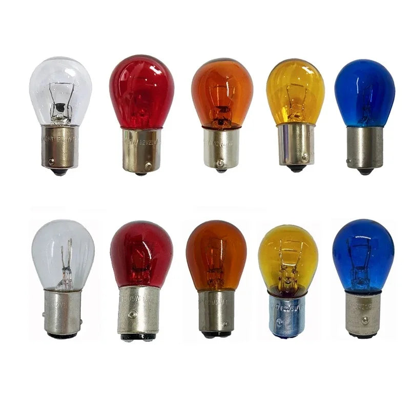 For Turn Tail Reverse Lights 12V 2PCS 1157 bay15d 1156 ba15s