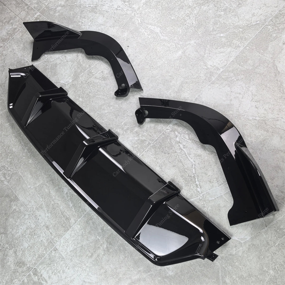 For BMW X5 G05 Lci M Performance Rear Bumper Splitter Diffuser