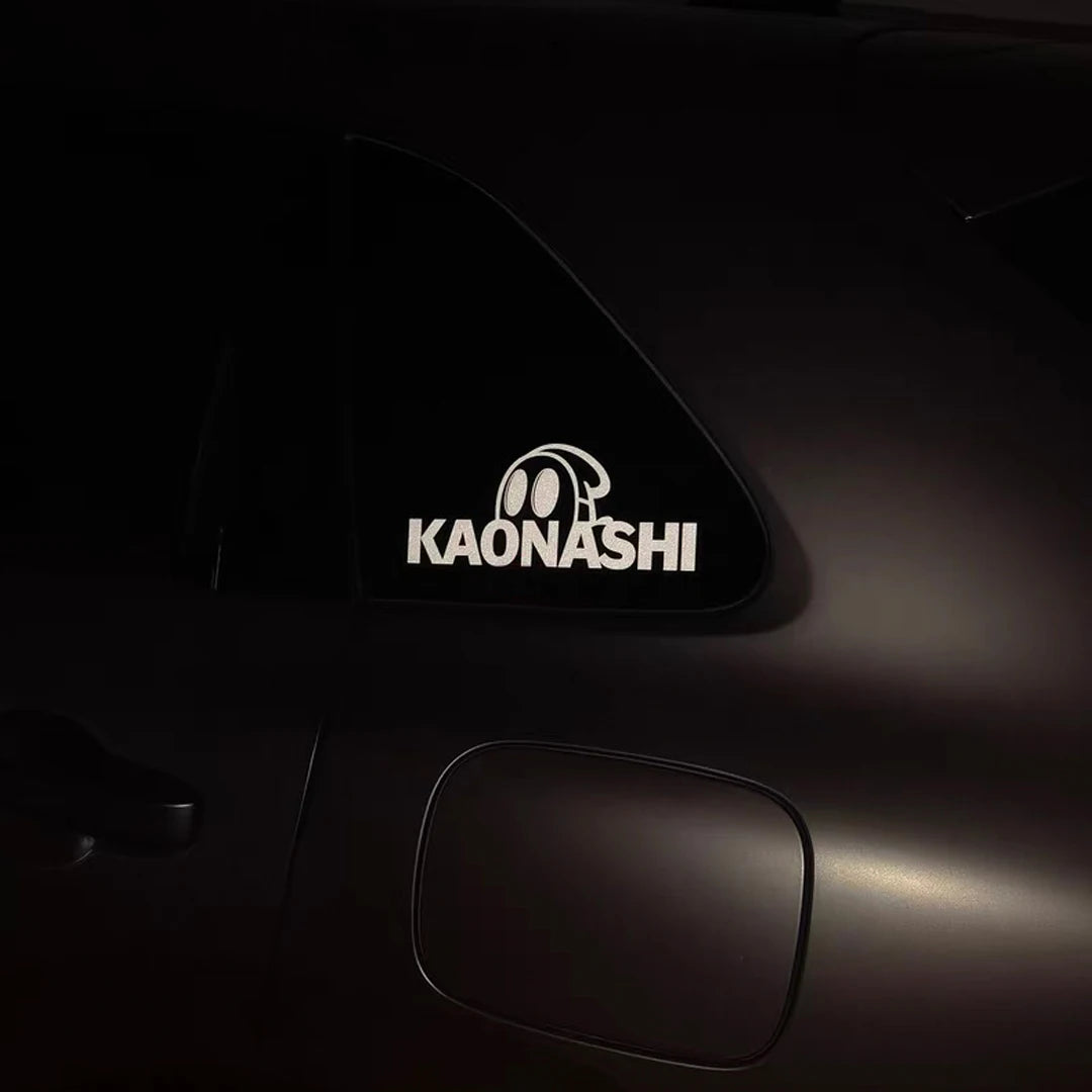 Kaonashi Jdm Electric Motorcycle Sticker Front Guard Rear Window
