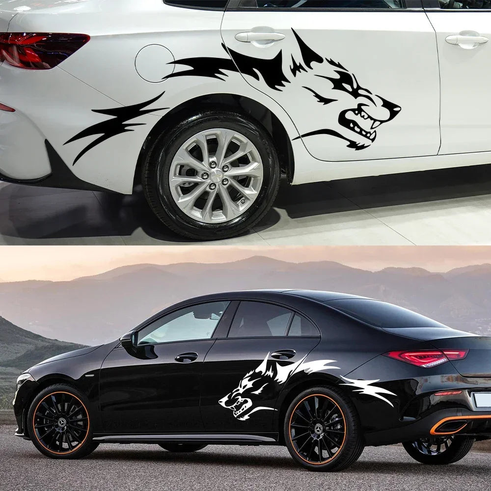 For Side Body Sticker Styling Accessories 2PCS Sticker Coyote