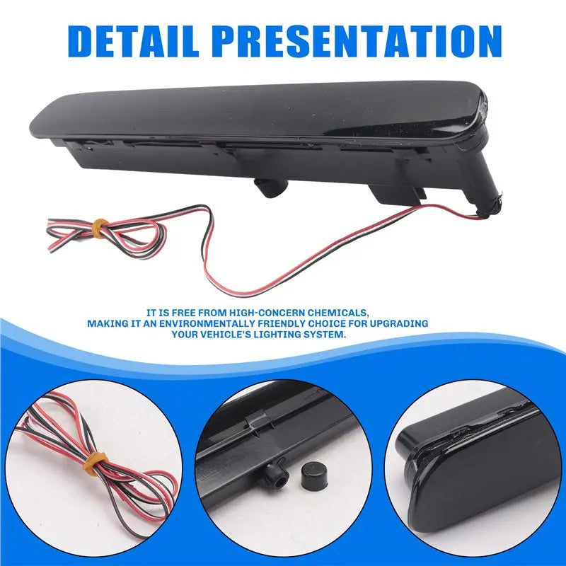 For Toyota Hilux Revo 2015-2020 Black Third Brake Turn Signal