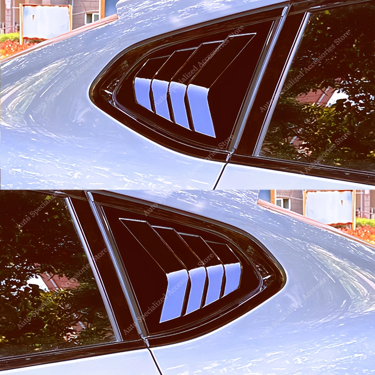 For BMW X4 F26 G02 F98 Rear Window Louvers X4M 25D 30I 30D M40I