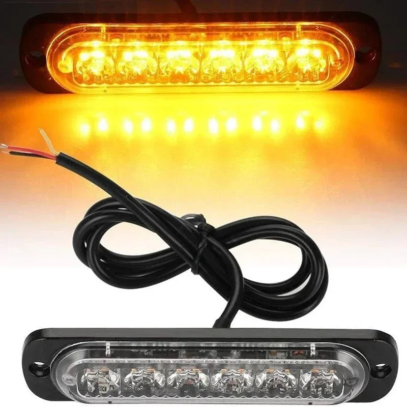 6LED 12 24V Side Marker Warning Daytime Running Trucks