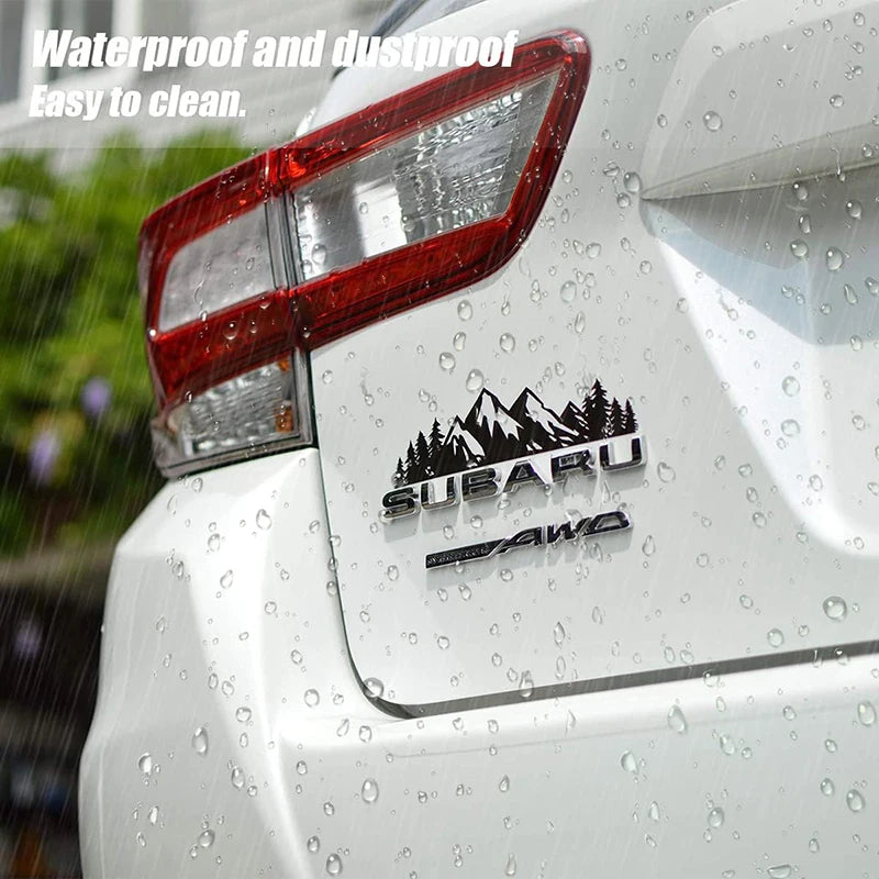 2PCS Mountain Tree Body Stickers Vinyl Waterproof Truck Trunk