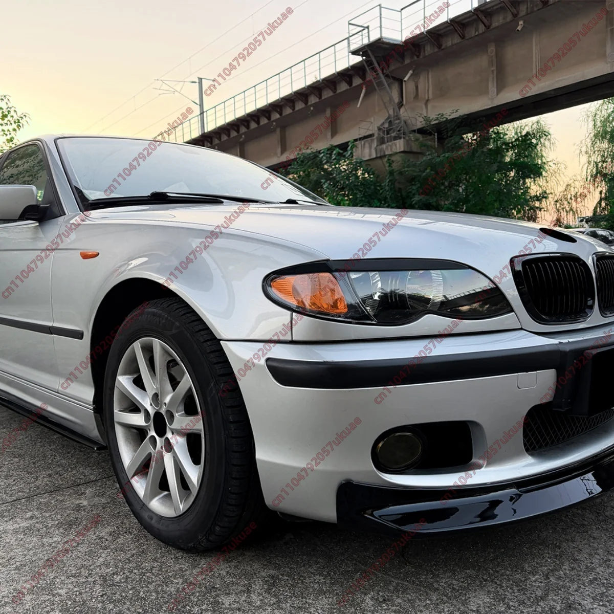 For BMW 3 Series E46 Facelift Headlight Eyebrows 2001-2006