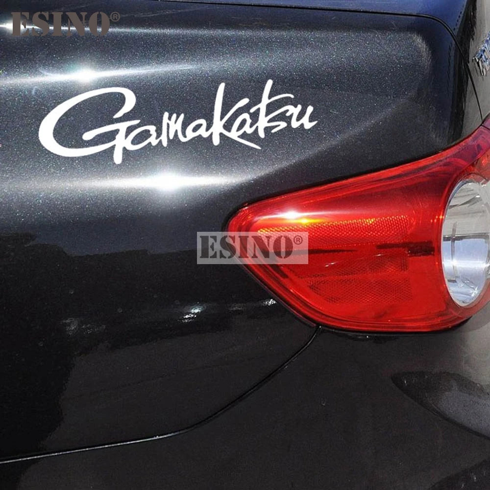 For Gamakatsu Creative Fishing Pvc 3D Carving Decals Bumper Door
