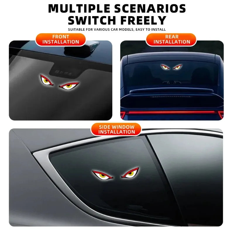 Wireless Cool Demon Eye Ambient Suction Cup USB Rechargeable