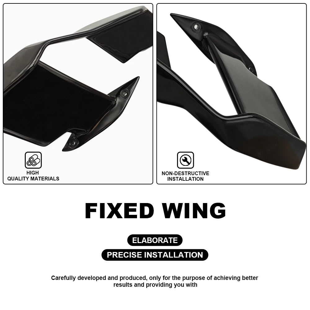 For BMW S1000R M1000R S1000 R Carbon Paint Fairing Fixed Wings