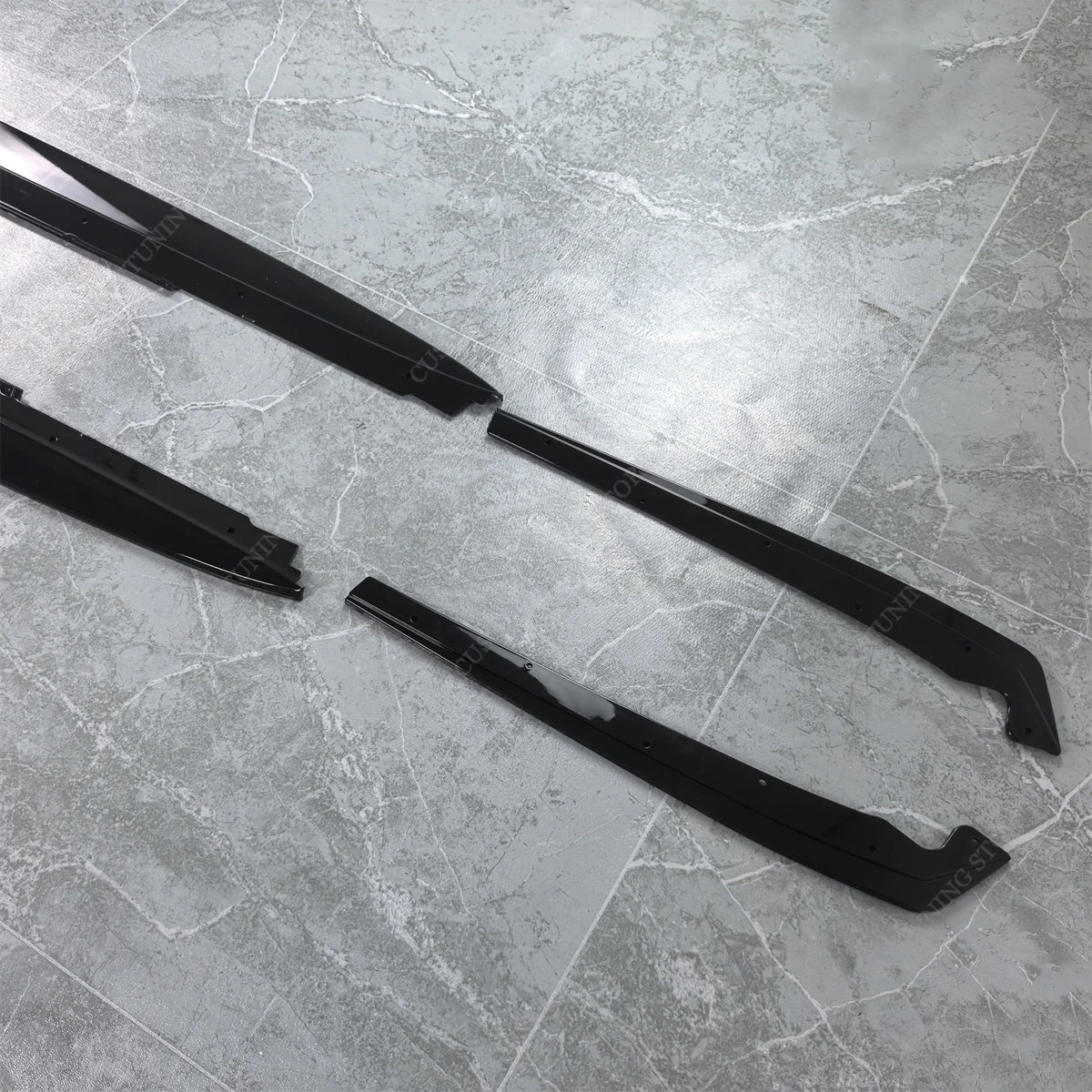 For BMW G30 G31 5 Series Gloss Black Max ABS Side Skirt