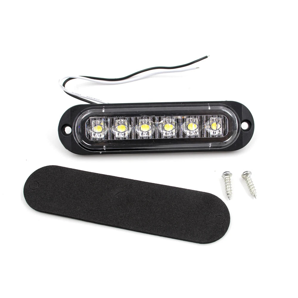 10PCS 12V 24V Side Marker Warning External Trailer Truck