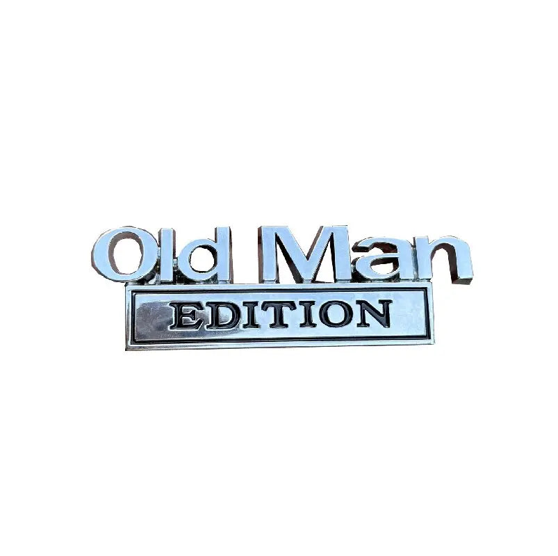 For Universal Old Man Edition 3D Emblem Sticker Badge Fender