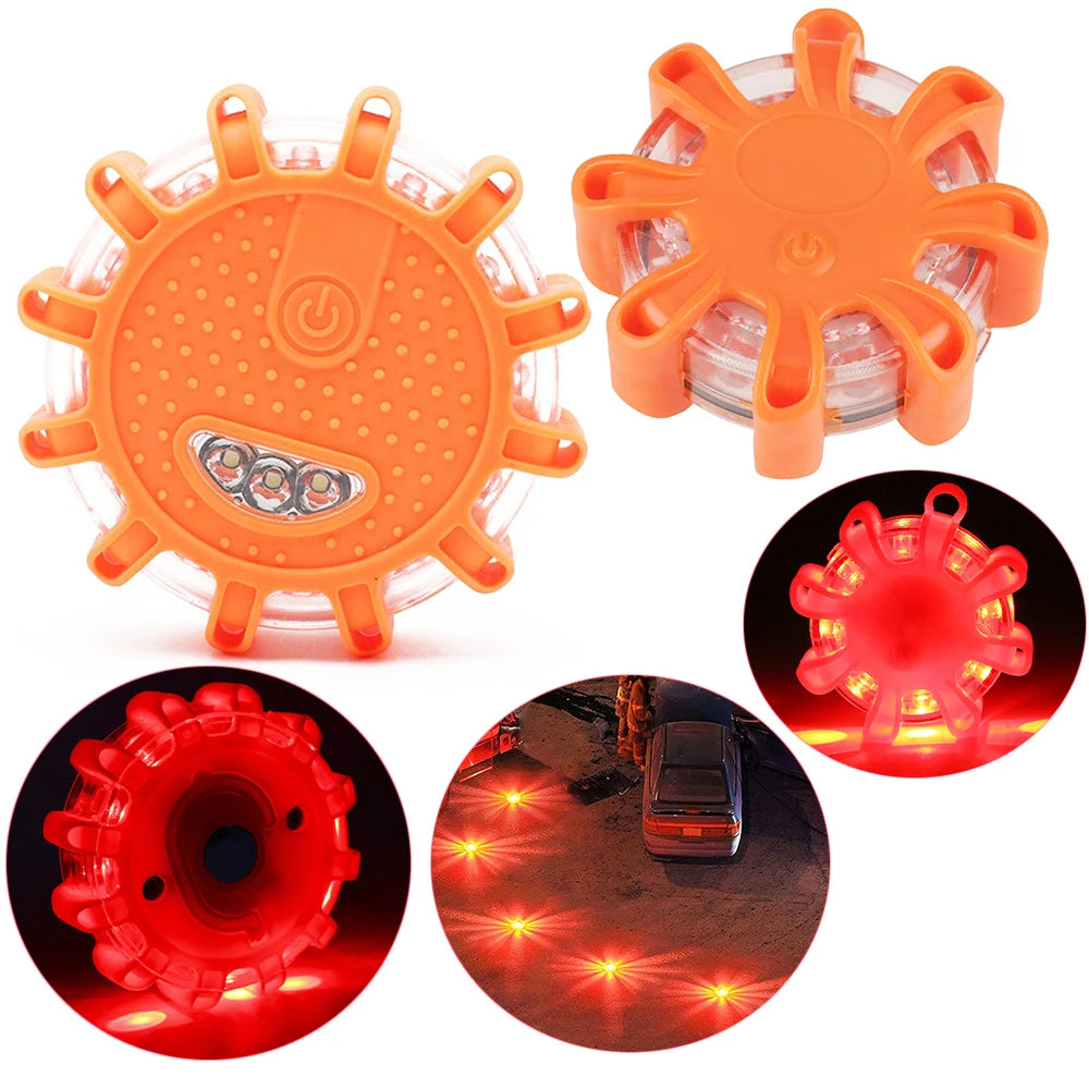 1PC 3PCS 6PCS 12 Flares Emergency Roadside Safety Beacon