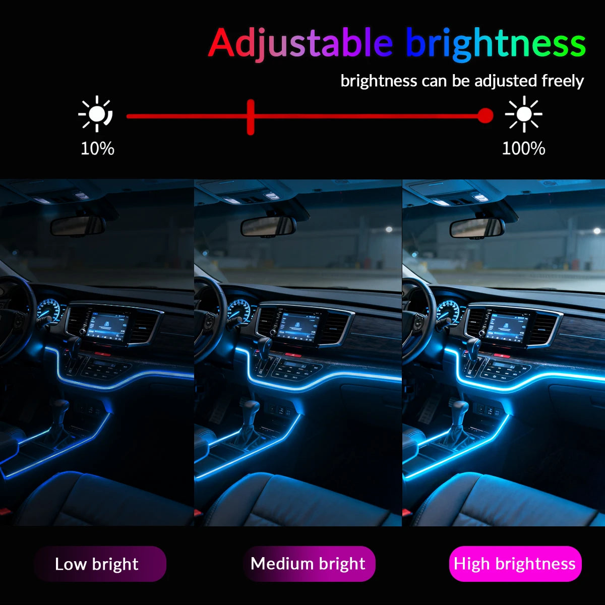 Symphony Streamer Ambient Interior Full Color RGB Neon Acrylic