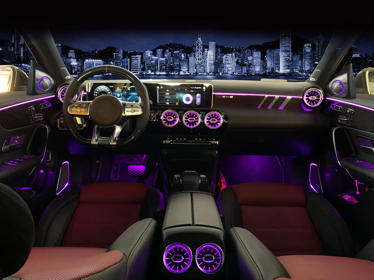 For Mercedes-Benz A B Cla Gla Interior Ambient Saddle Atmosphere