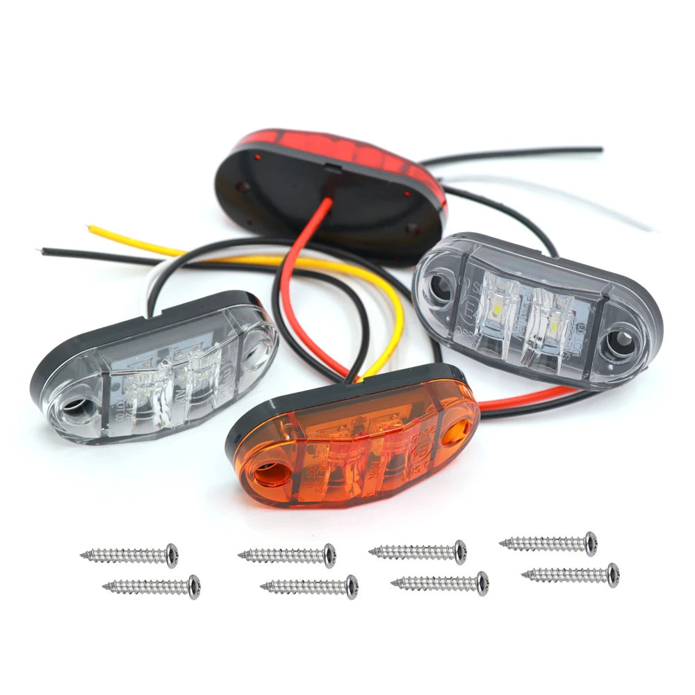 1PC 10v-30v Side Marker Warning Tail External Trailer Truck