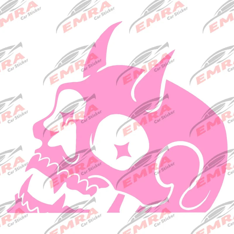 For Jdm Decal Individuation Devil S Skull Sticker External