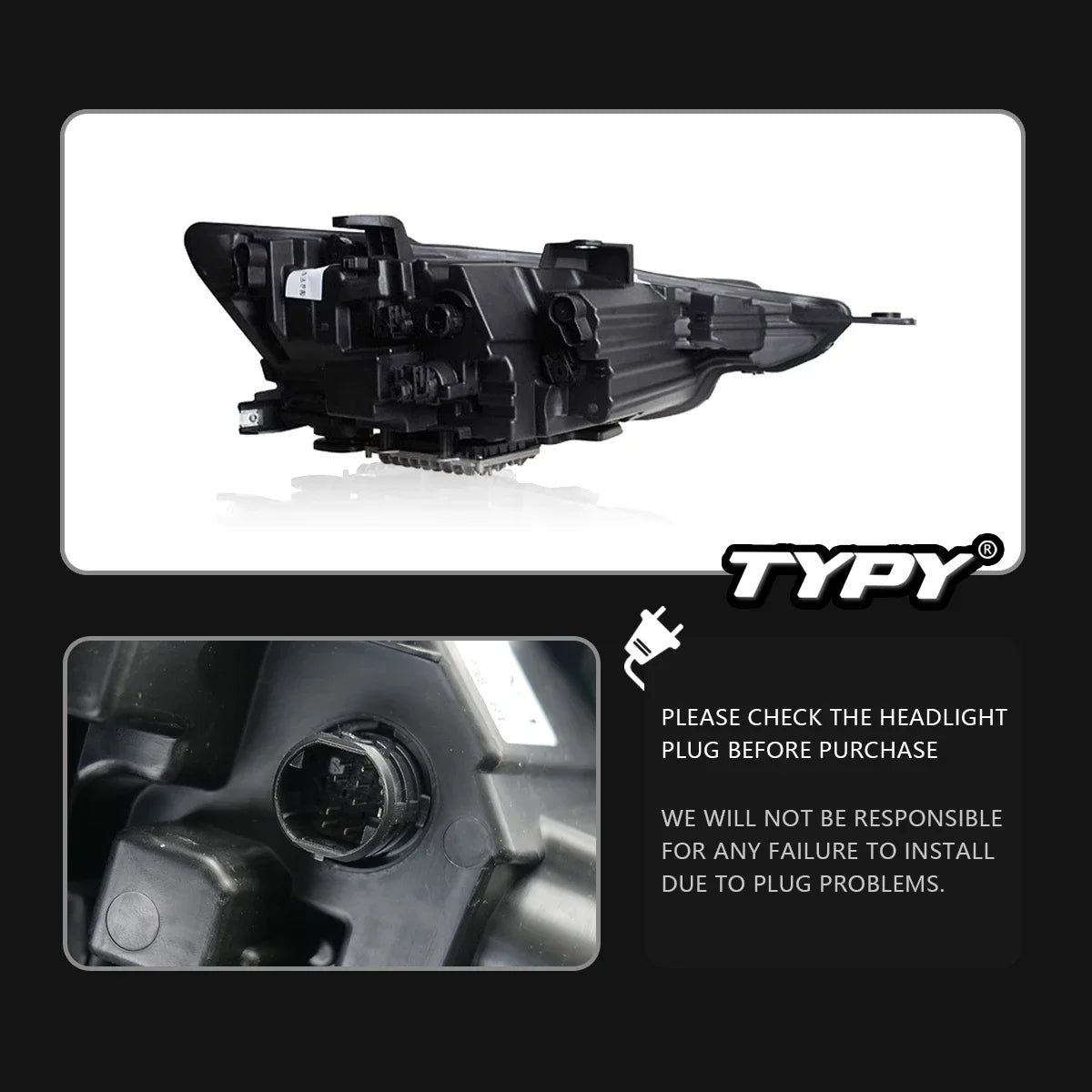 For Maserati Levante Headlight Full LED Typy Projector Lens