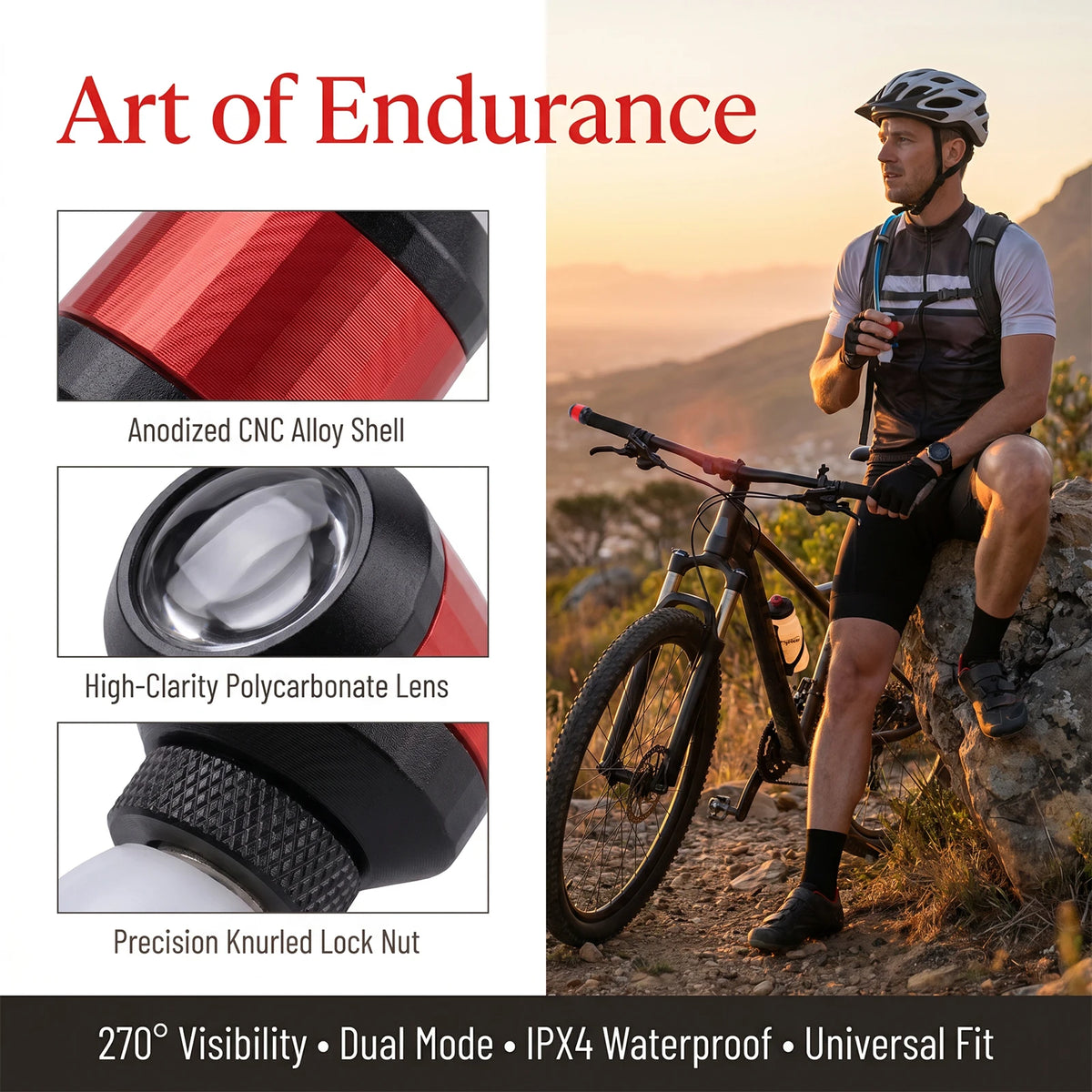 For Mtb Road Bike Cycling 2PCS Bike Bar End Signal Warning