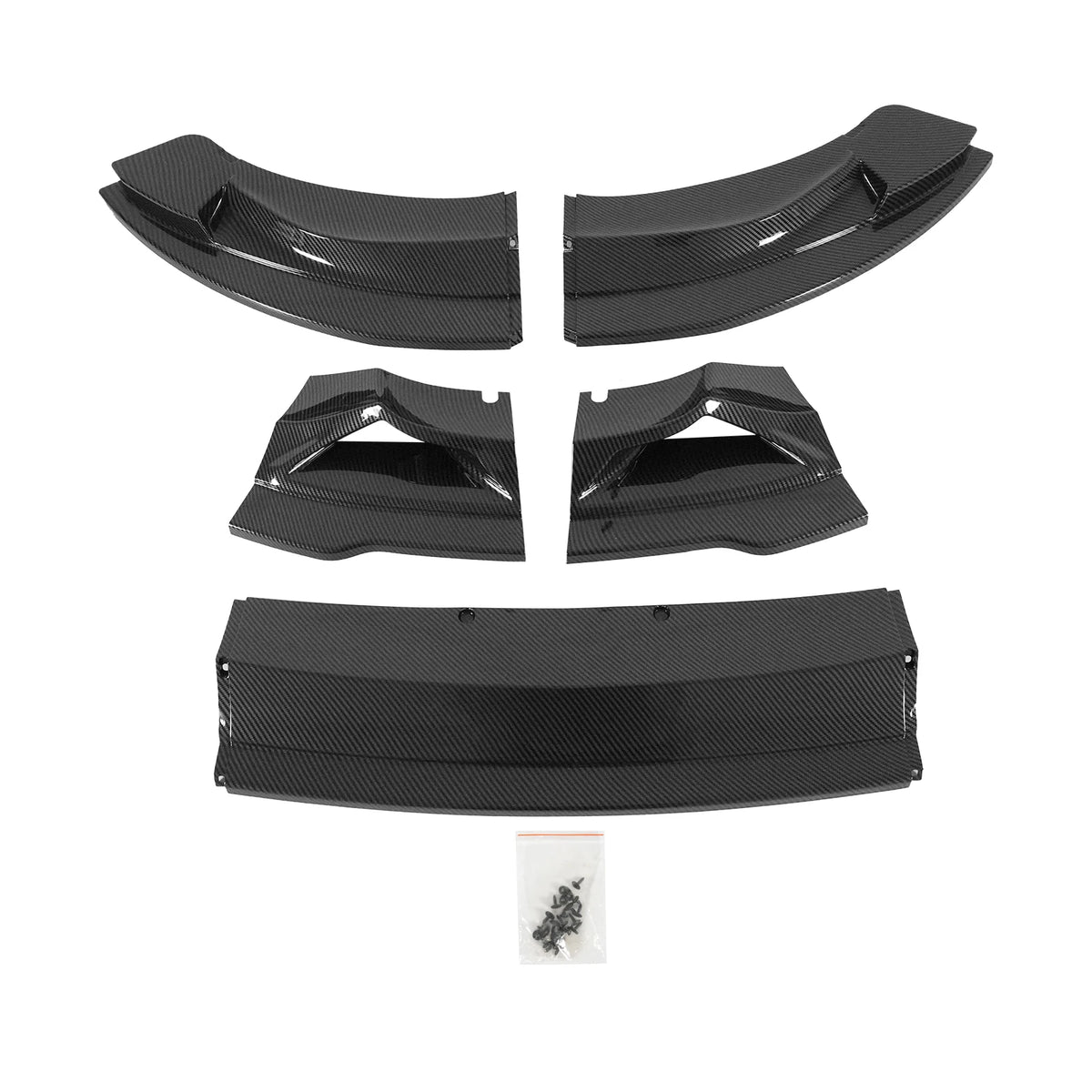 For BMW F80 M3 F82 M4 2015-2020 Front Bumper Lip 5PCS Body Kit