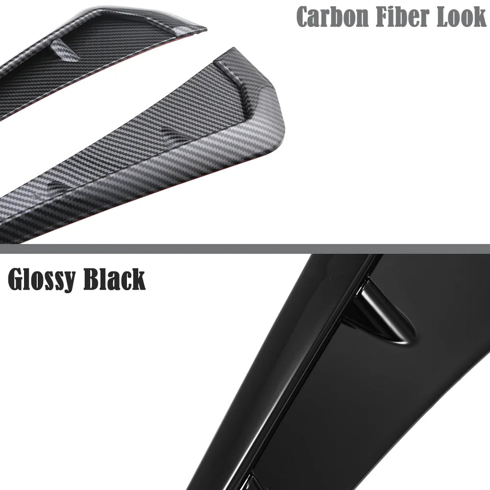 For Audi A3 A4 A5 A6 Side Fender Spoiler Wind Knife Air Vent