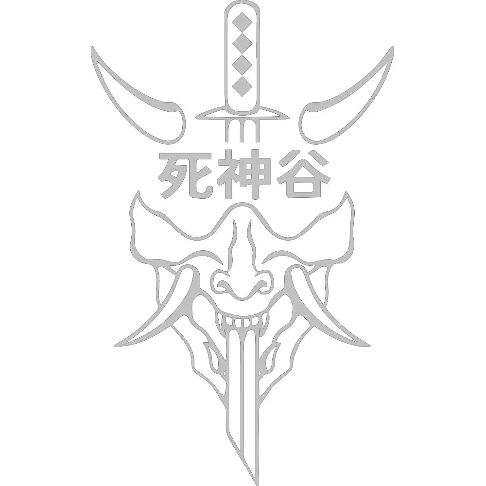 Design Shinigami Valley Japanese Sticker Devil Waterproof