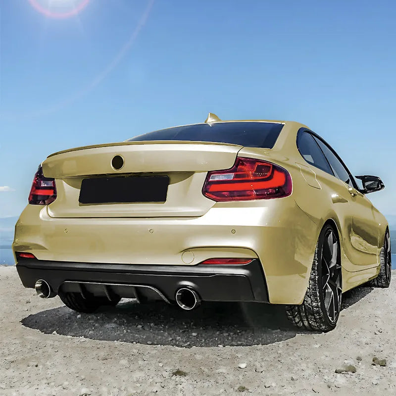 For BMW 2 Series F22 F23 M Sport 2014-2019 Rear Bumper Diffuser