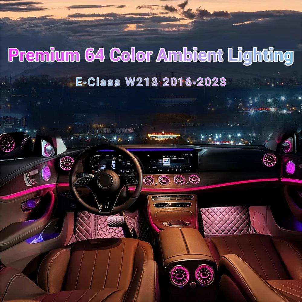 For Benz W213 W238 E53 E63 e-coupe Colours Ambient Air Vents 3D