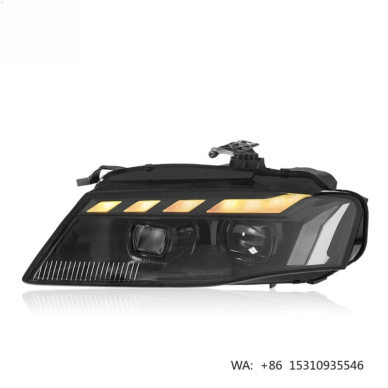 Audi A4 Headlight Assemblies 2009-2012 Daytime Running Glowing