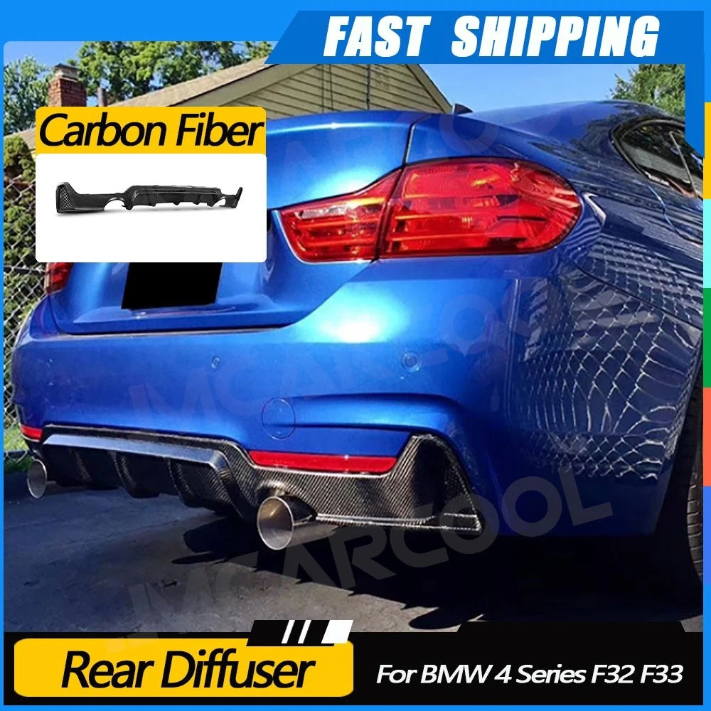 For BMW 4 Series F32 F33 Jmcarcool Carbon Fiber Rear Lip