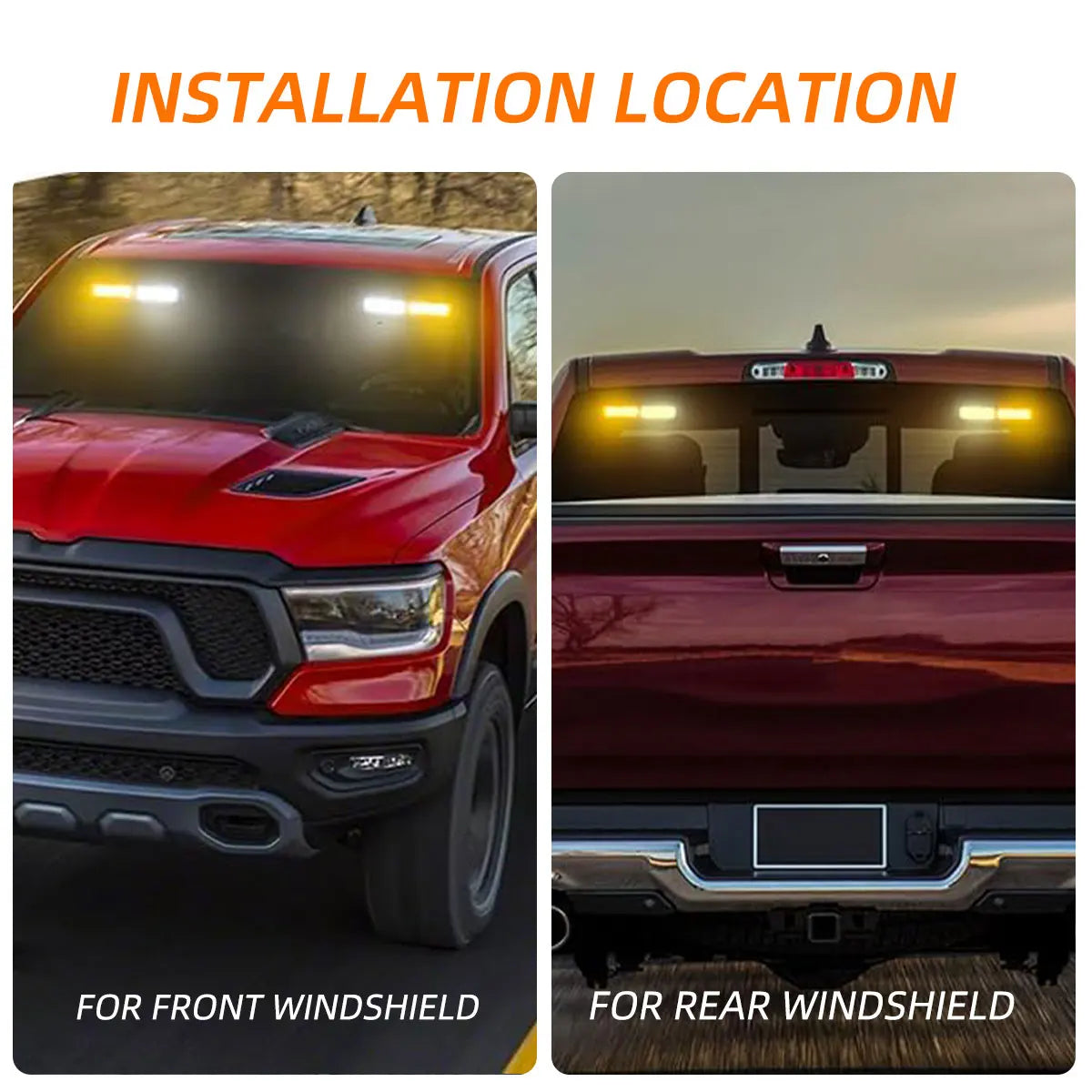 For Automobiles Trailers In Emergency Strobe Amber Flashing