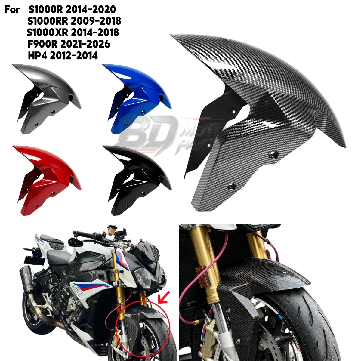 For BMW S1000R 2014-2020 S1000RR 2009-2018 S1000XR 2014-2018