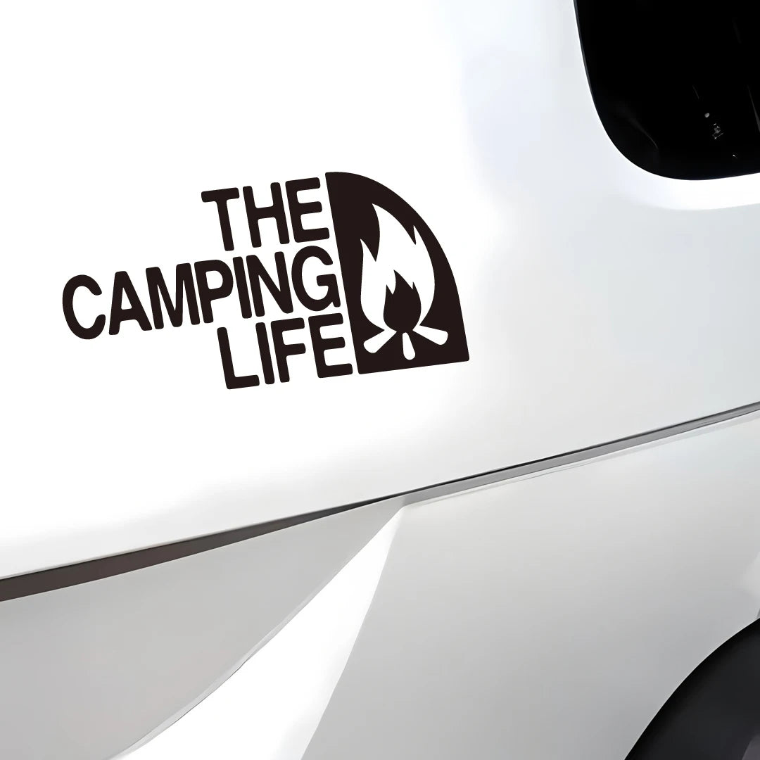 For Auto Side Rear Window Tailgate Camping Life Campfire Window