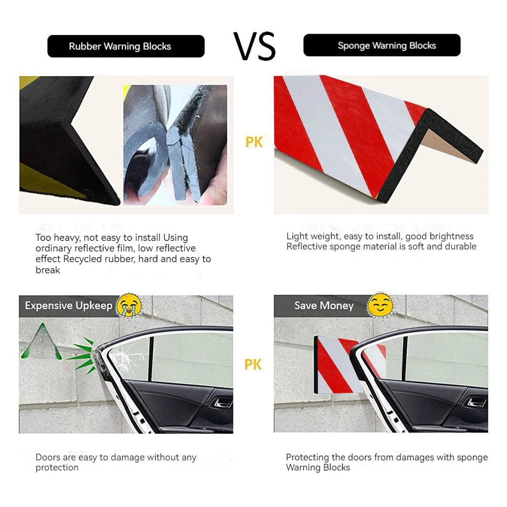 Door Bumper Protection Exterior Garage Wall Protector Foam Edge