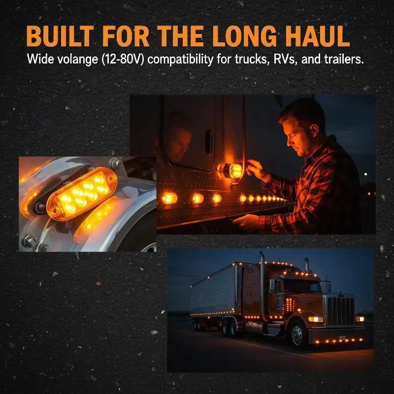 For Safety Emergency Vehicles 6LED Waterproof high-brightness