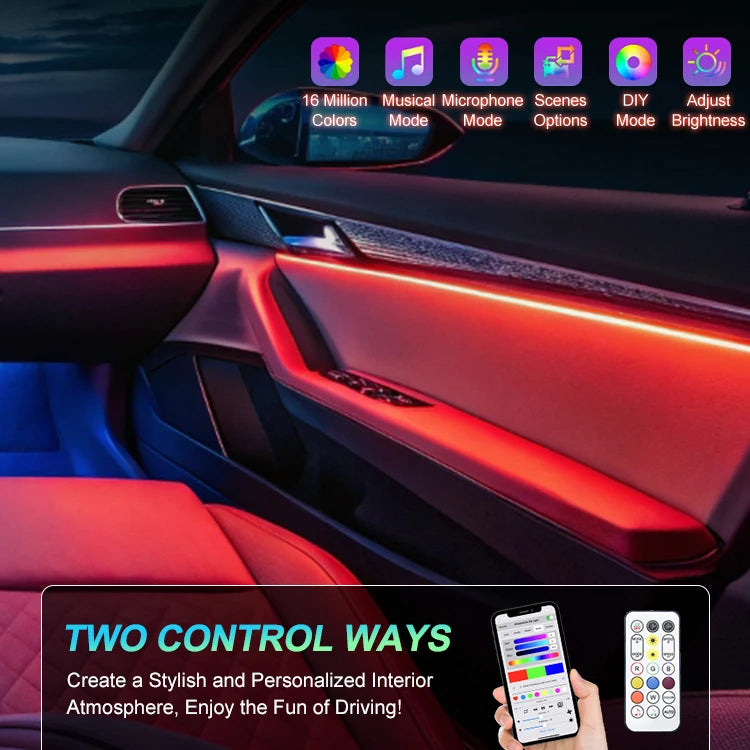 Ambient Lighting Kit Fashional Acrylic Dynamic Strip