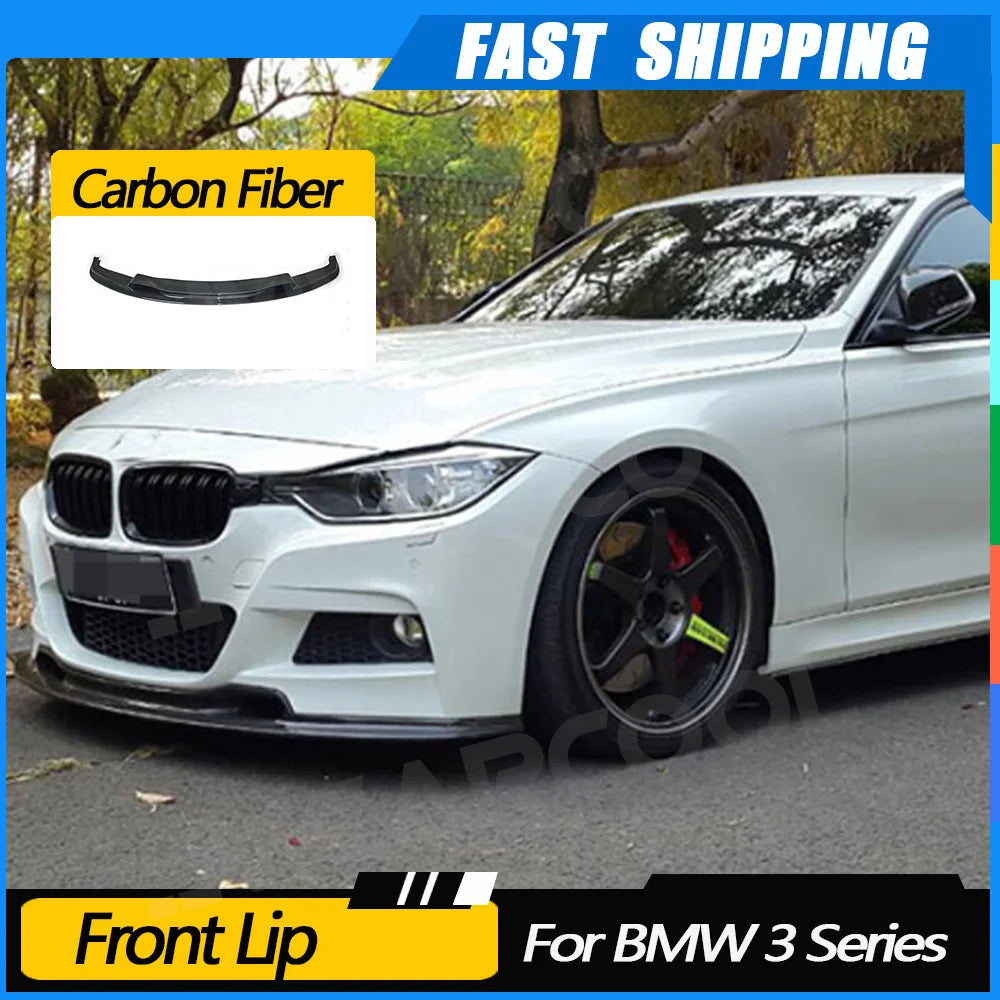 For BMW 3 Series F30 F35 Jmcarcool Real Carbon Fiber Front Lip