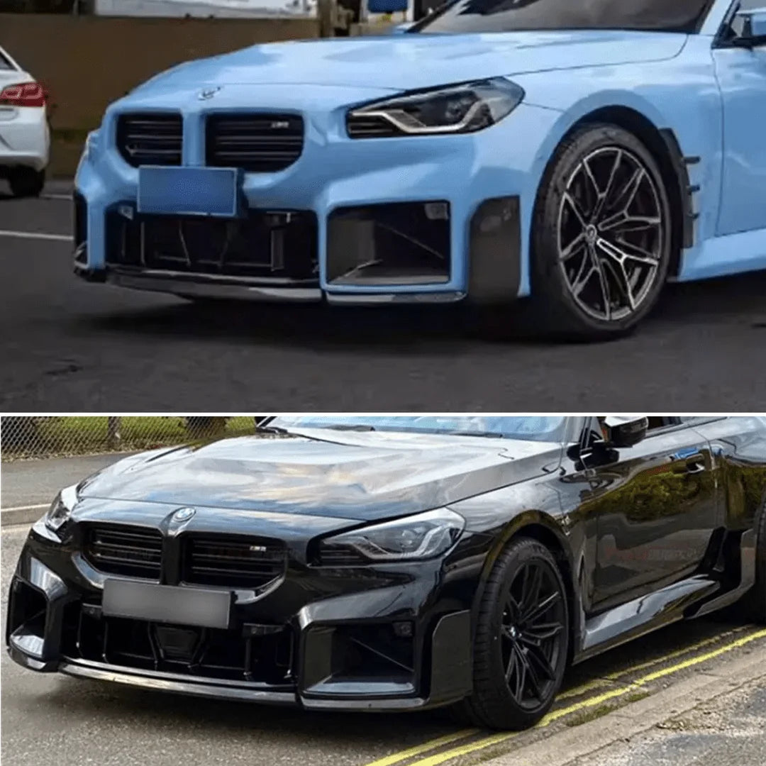 For BMW M2 G87 2023+ Mp Front Lip Spoiler Diffuser Chin Shunt