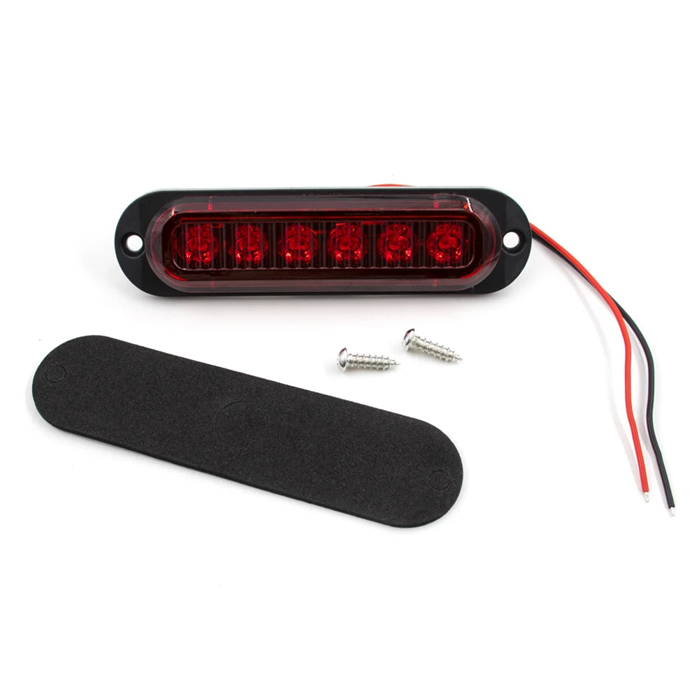 10PCS 12V 24V Side Marker Warning External Trailer Truck