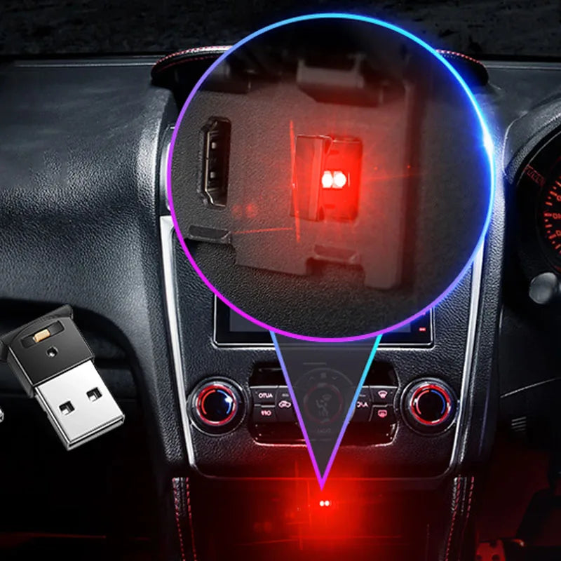 MINI USB Ambient Interior Atmosphere Emergency Lighting Plug Play