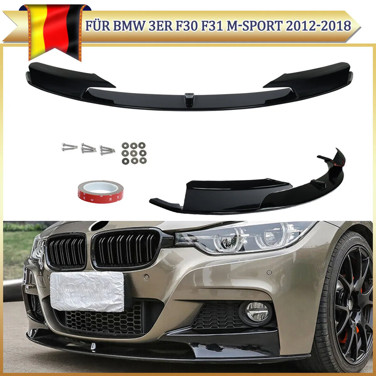 For BMW F30 F31 328I 335I Magickit M Sport 2012-2018 Front