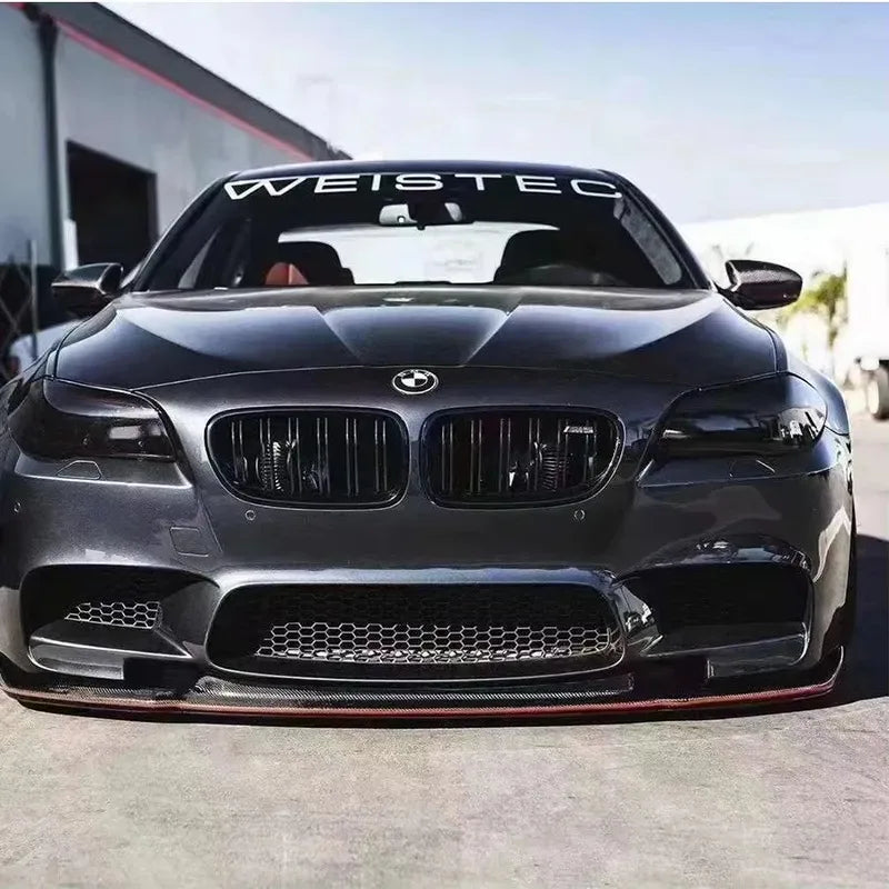 For BMW 5 Series M5 F10 2010-2016 Carbon Fiber Front Bumper Lip