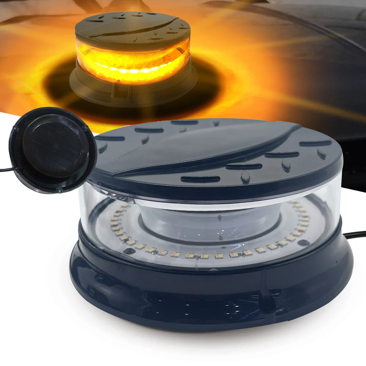 For Engineering Vehicle Brightness Yellow Strobe Warning Strong