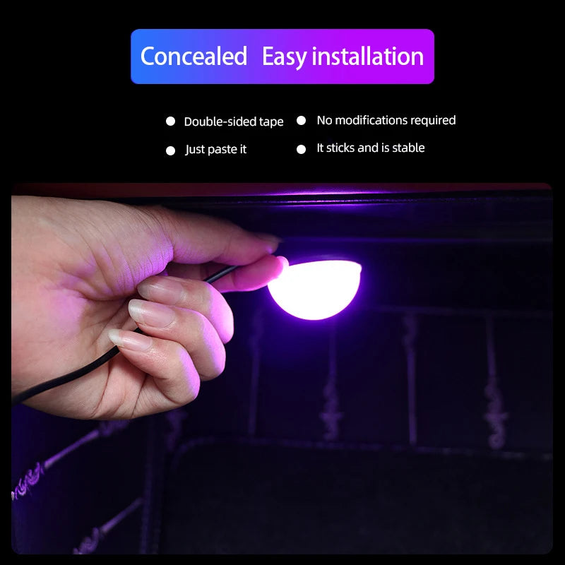 In Ambient Foot Interior Pedal Brightness Colorful Remote Or