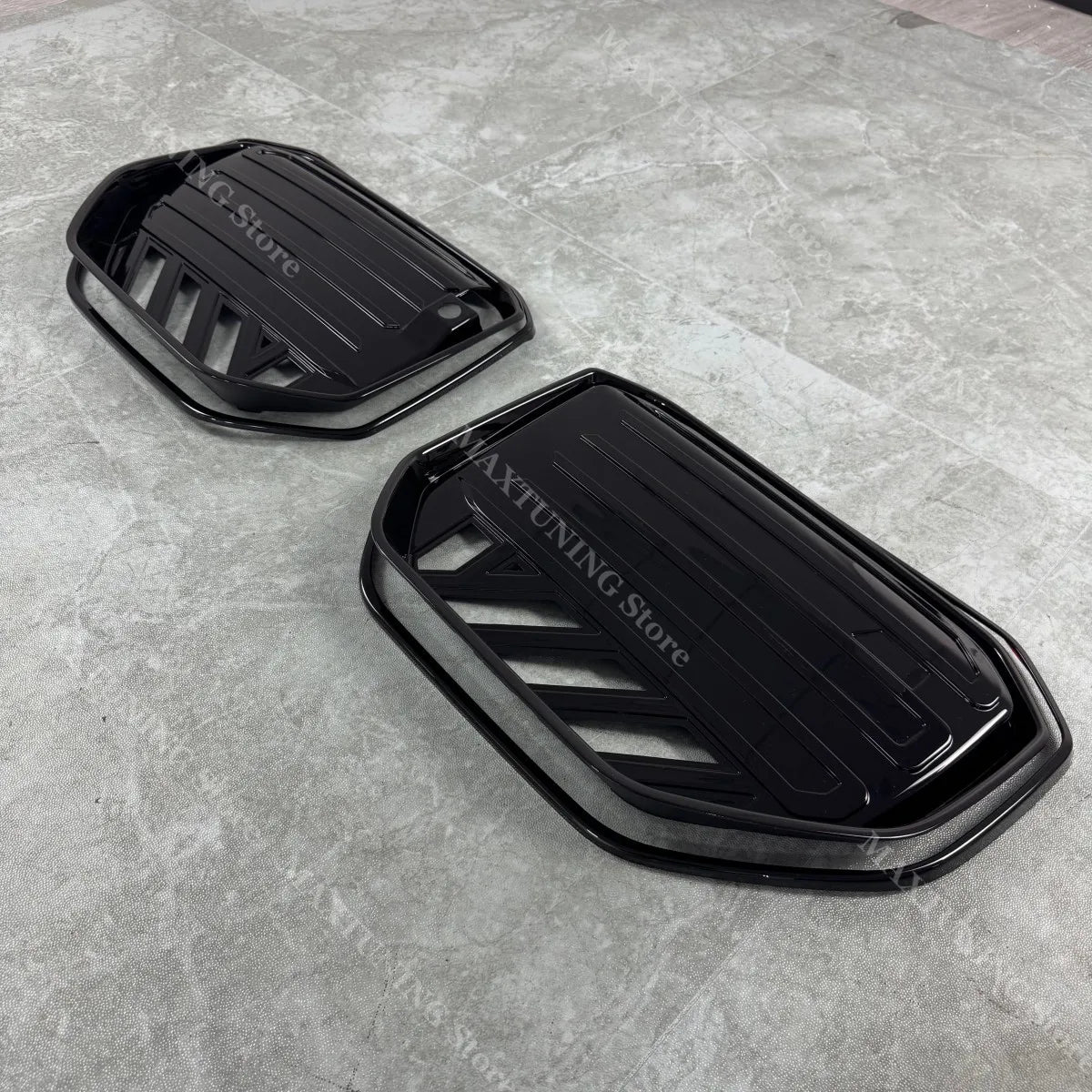 For BMW X3 G45 2025-2026 Gloss Front Central Network Kidney
