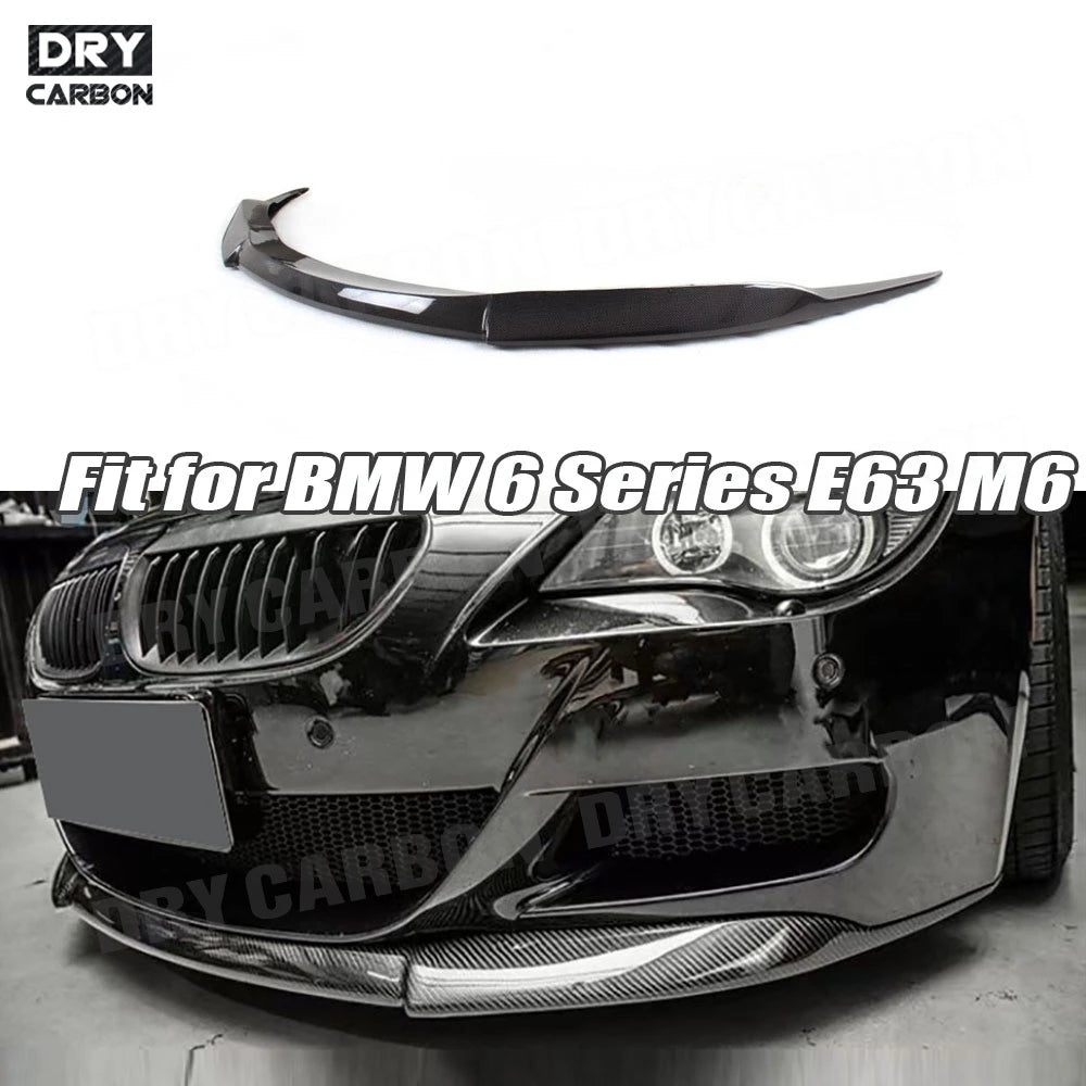 For BMW 6 Series E63 E64 Carbon Fiber Bumper Lip Bodykits M6