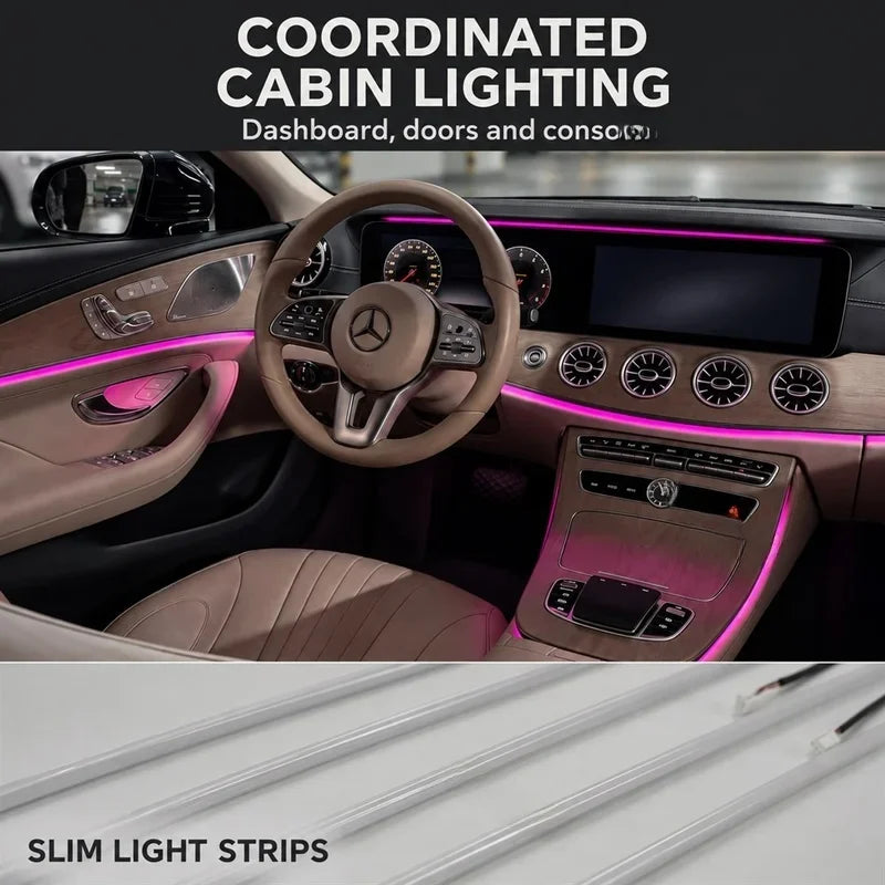 For Mercedes-Benz E Class W213 2017-2023 Active Ambient Upgrade